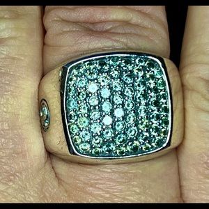 RARE : David Yurman Men’s Color Changing Garnet Signet Ring